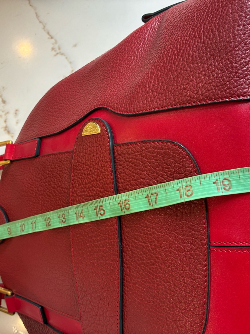 Marc Jacob’s Red Structured Dome Tote Bag - Picture 10 of 10